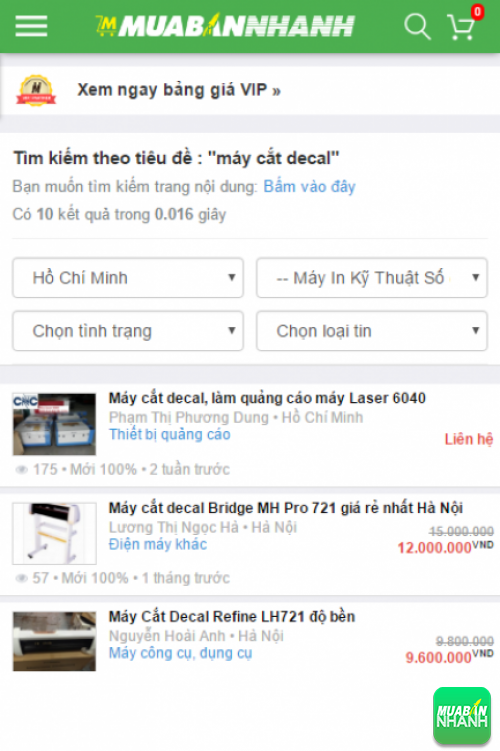 Tìm kiếm và chọn mua máy cắt decal